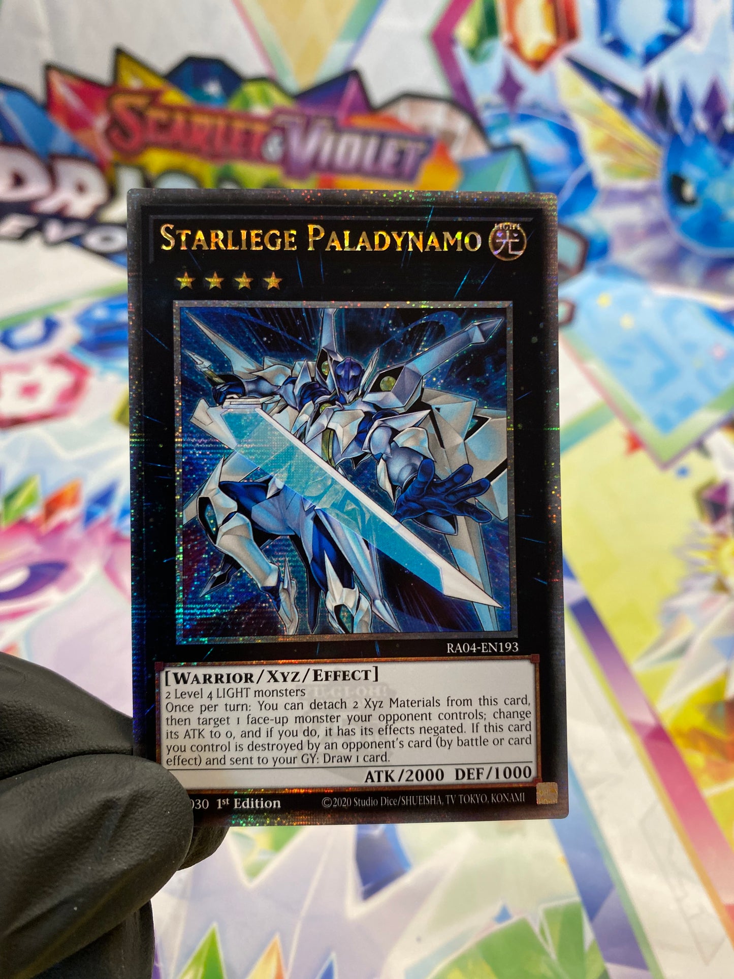 Yu-Gi-Oh! Starliege Paladynamo (RA04-EN193) Quarter Century Secret Rare - NM/M