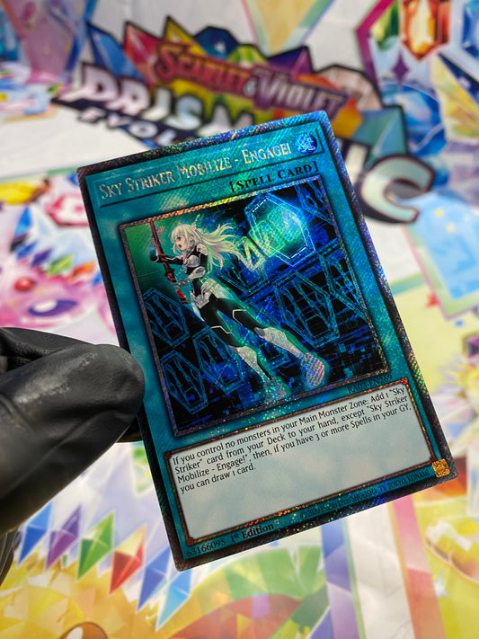 Yu-Gi-Oh! Sky Striker Mobilize - Engage! (RA03-EN269) Platinum Secret Rare - NM/M
