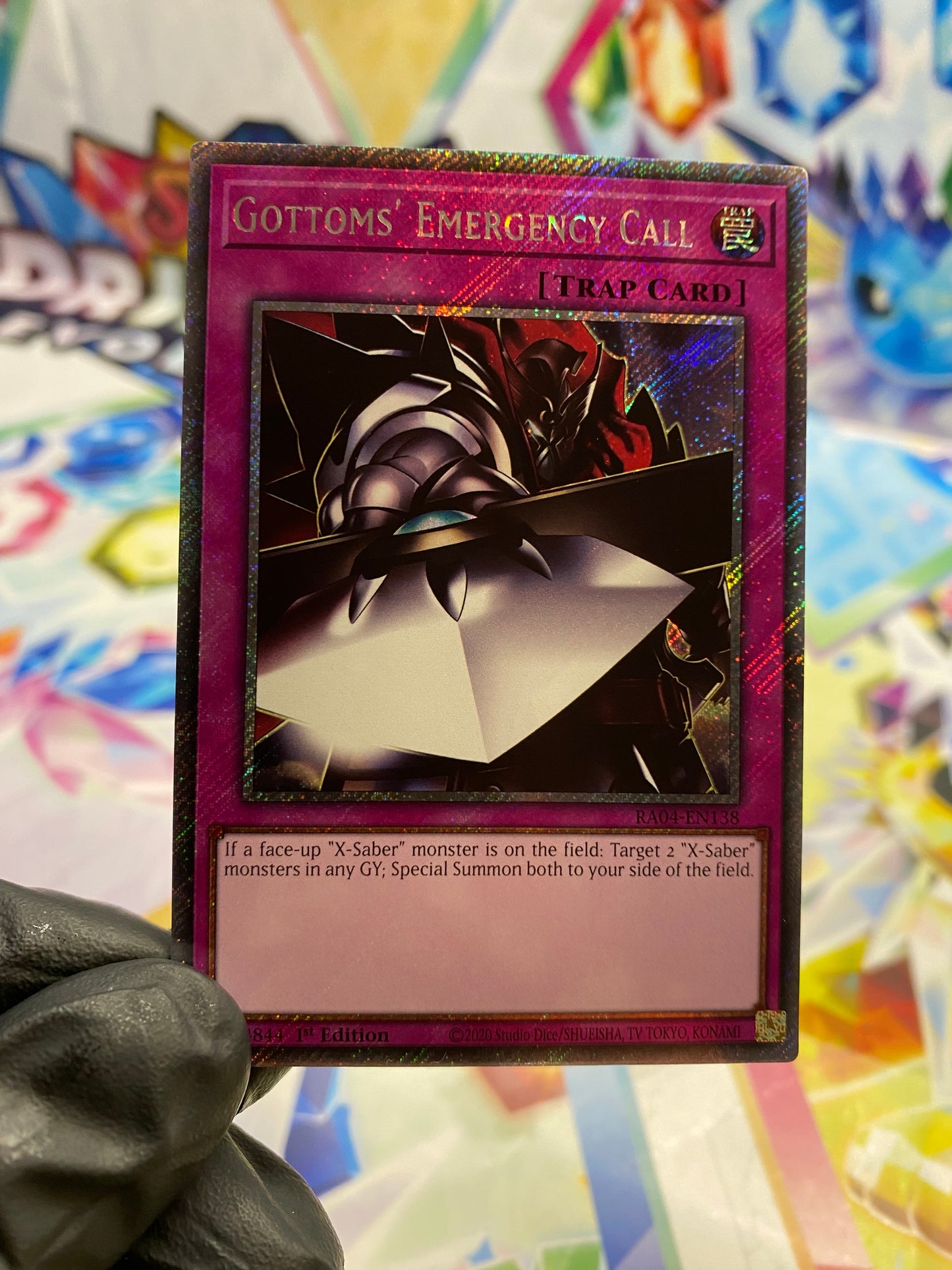 Yu-Gi-Oh! Gottom's Emergency Call (RA04-EN138) Platinum Secret Rare - NM/M