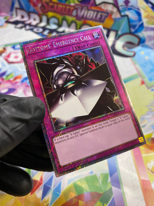 Yu-Gi-Oh! Gottom's Emergency Call (RA04-EN138) Platinum Secret Rare - NM/M