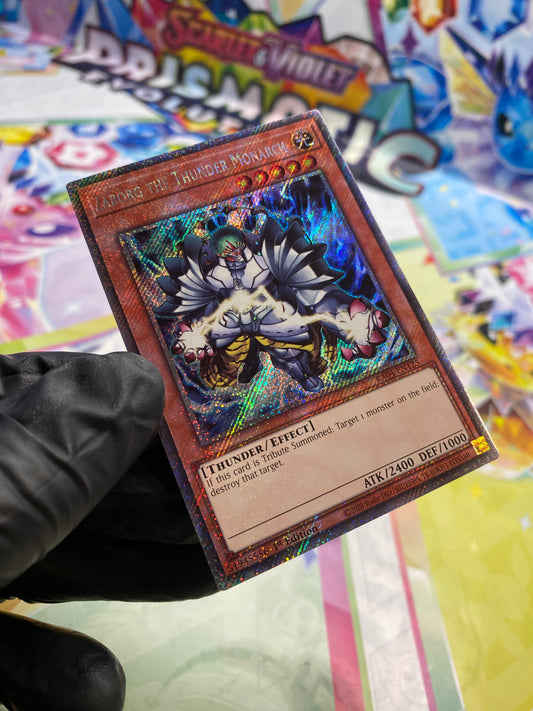 Yu-Gi-Oh! Zaborg The Thunder Monarch (RA04-EN125) Platinum Secret Rare - NM/M