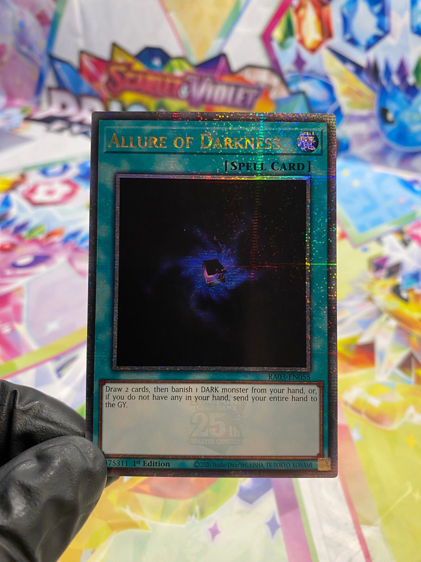 Yu-Gi-Oh! Allure Of Darkness (RA03-EN055) Quarter Century Secret Rare - NM/M