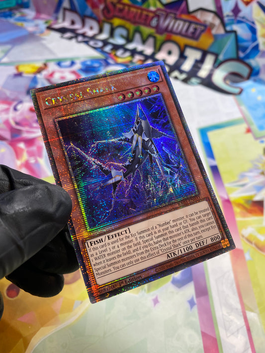 Yu-Gi-Oh! Crystal Shark (RA03-EN031) Quarter Century Secret Rare - NM/M