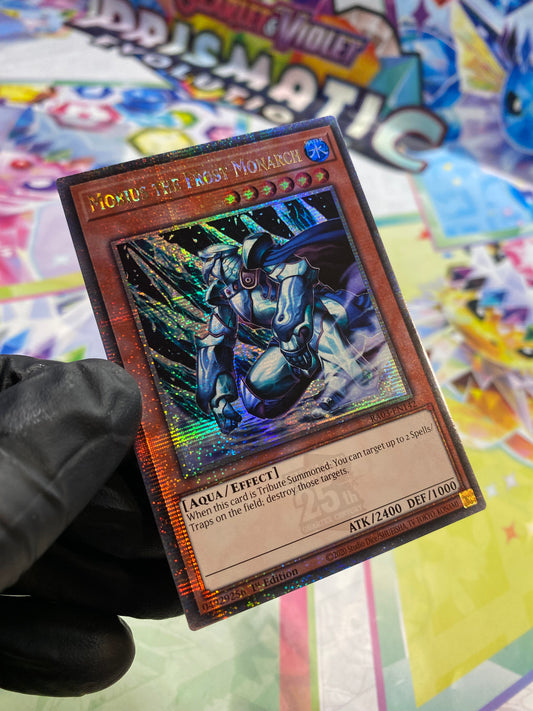 Yu-Gi-Oh! Mobius The Frost Monarch (RA03-EN142) Quarter Century Secret Rare - NM/M