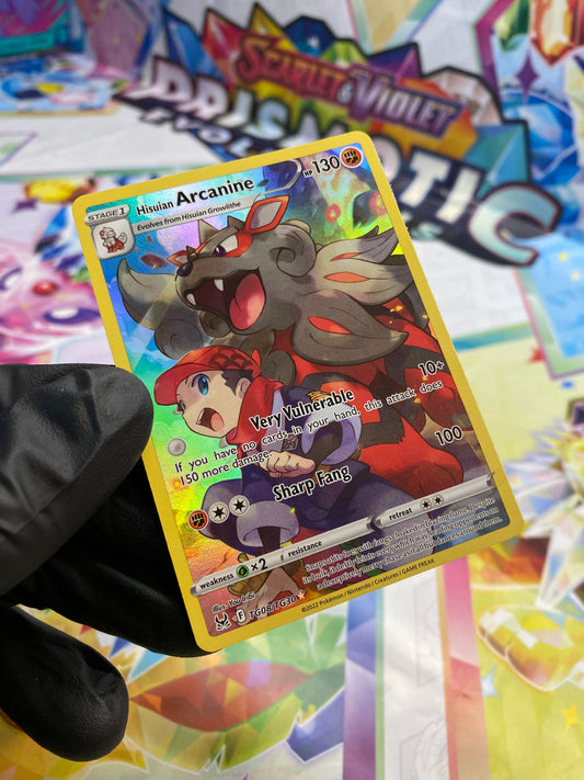 Pokémon Hisuaian Arcanine #TG08 - NM/M