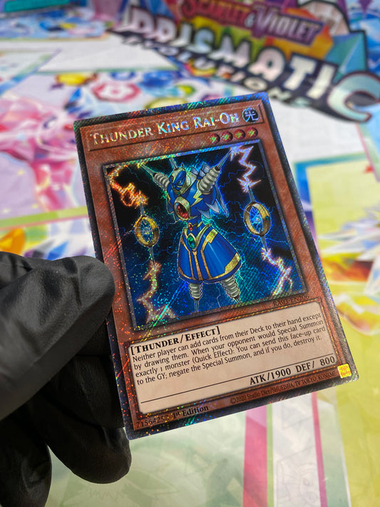 Yu-Gi-Oh! Thunder King Rai-Oh (RA03-EN206) Platinum Secret Rare - NM/M