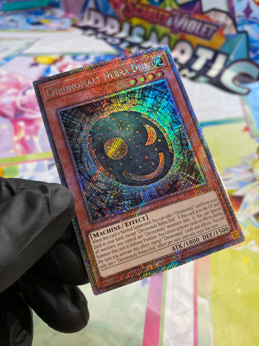 Yu-Gi-Oh! Chronomaly Nebra Disk (RA04-EN213) Platinum Secret Rare - NM/M