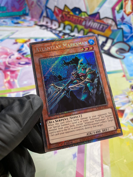 Yu-Gi-Oh! Atlantean Marksman (RA04-EN009) Platinum Secret Rare - NM/M