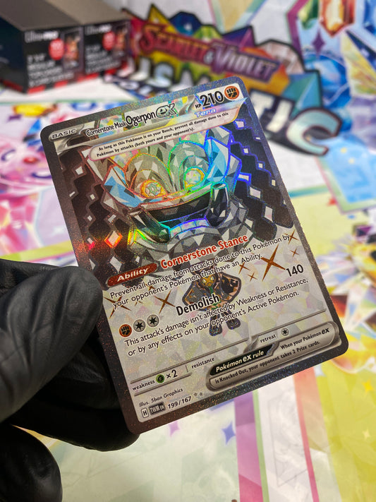 Pokémon Cornerstone Mask Ogerpon Ex #199 (TWM) - NM/M