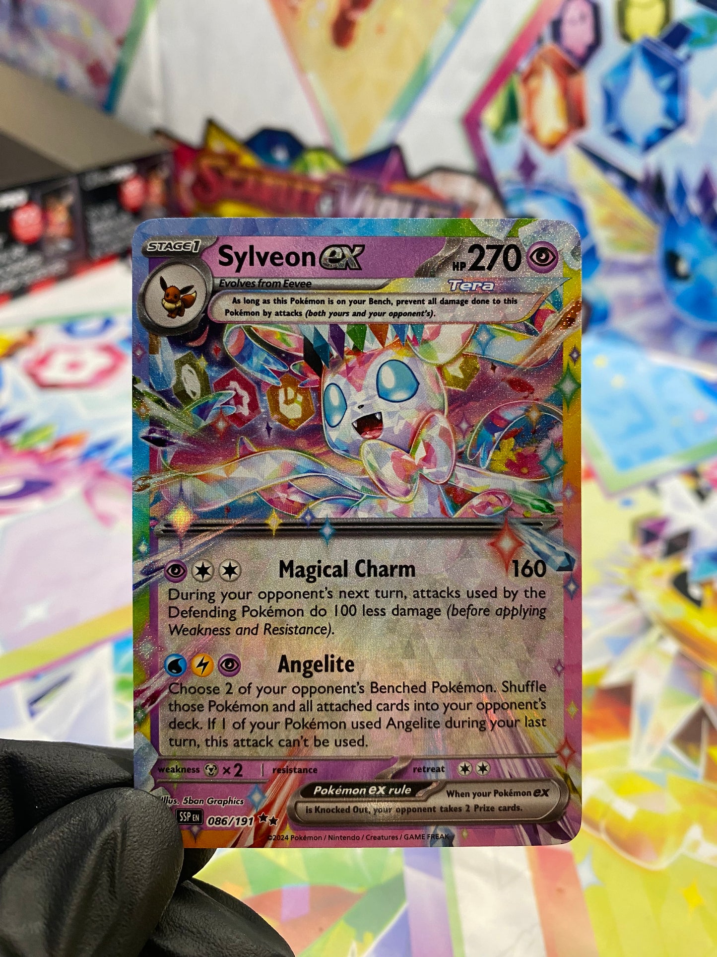 Pokémon Sylveon Ex #086 (SSP) - NM/M