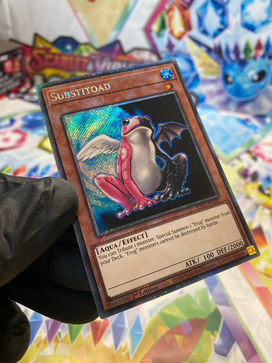 Yu-Gi-Oh! Substitoad (RA03-EN197) Platinum Secret Rare - NM/M