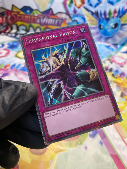 Yu-Gi-Oh! Dimensional Prison (RA04-EN132) Platinum Secret Rare - NM/M