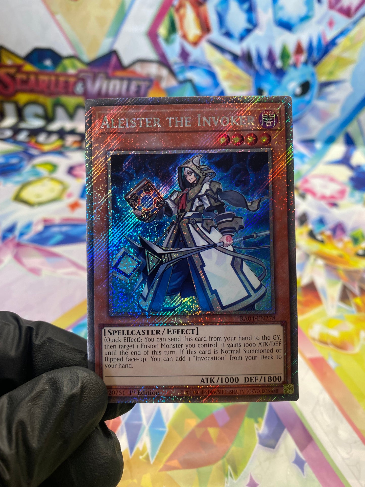 Yu-Gi-Oh! Aleister The Invoker (RA04-EN278) Platinum Secret Rare - NM/M