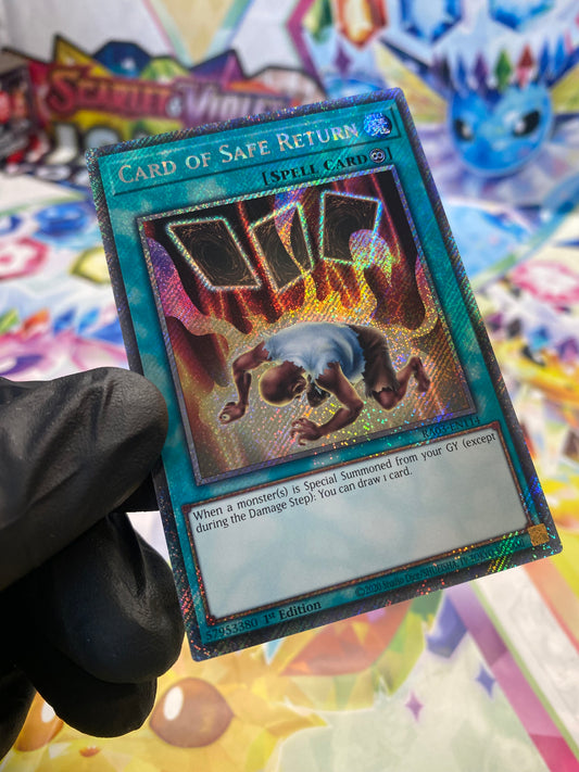 Yu-Gi-Oh! Card Of Safe Return (RA03-EN114) Platinum Secret Rare - NM/M