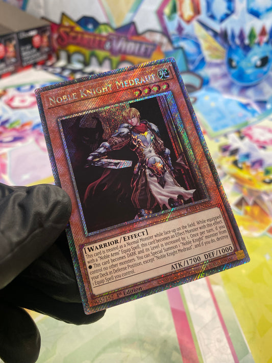 Yu-Gi-Oh! Noble Knight Medraut (RA04-EN205) Platinum Secret Rare - NM/M
