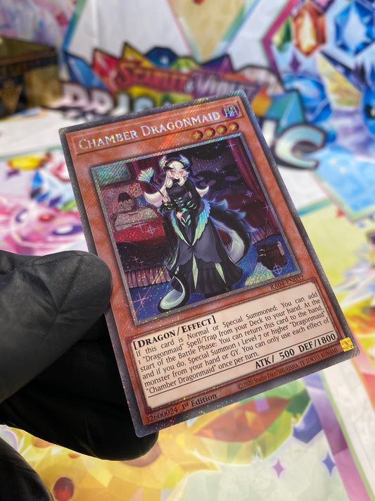 Yu-Gi-Oh! Chamber Dragonmaid (RA04-EN032) Platinum Secret Rare - NM/M