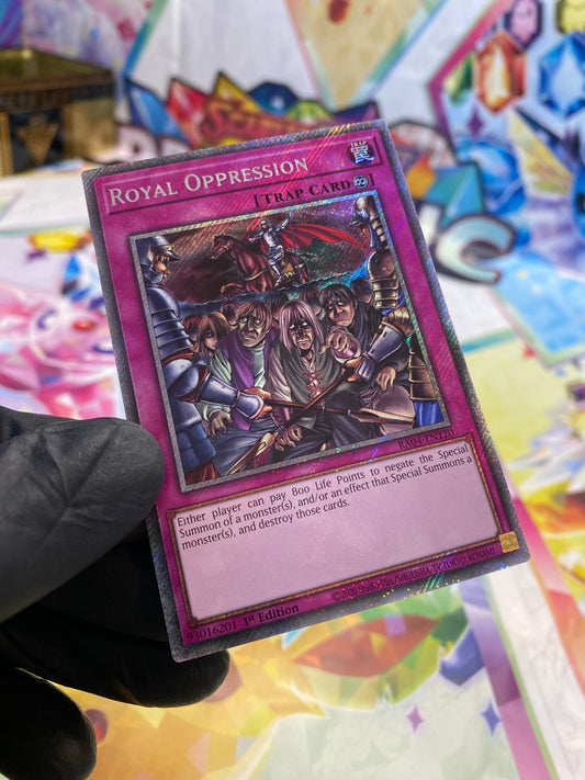 Yu-Gi-Oh! Royal Opppression (RA04-EN120) Platinum Secret Rare - NM/M