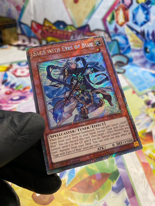 Yu-Gi-Oh! Sage With Eyes Of Blue (RA04-EN266) Platinum Secret Rare - NM/M