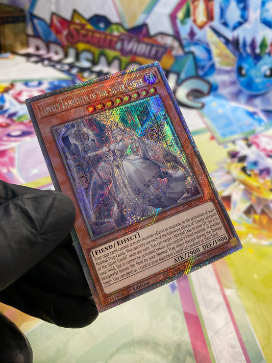 Yu-Gi-Oh! Lovely Labrynth Of The Silver Castle (RA04-EN295) Platinum Secret Rare - NM/M
