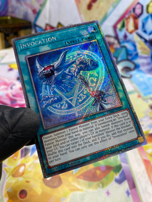 Yu-Gi-Oh! Invocation (RA04-EN281) Platinum Secret Rare - NM/M