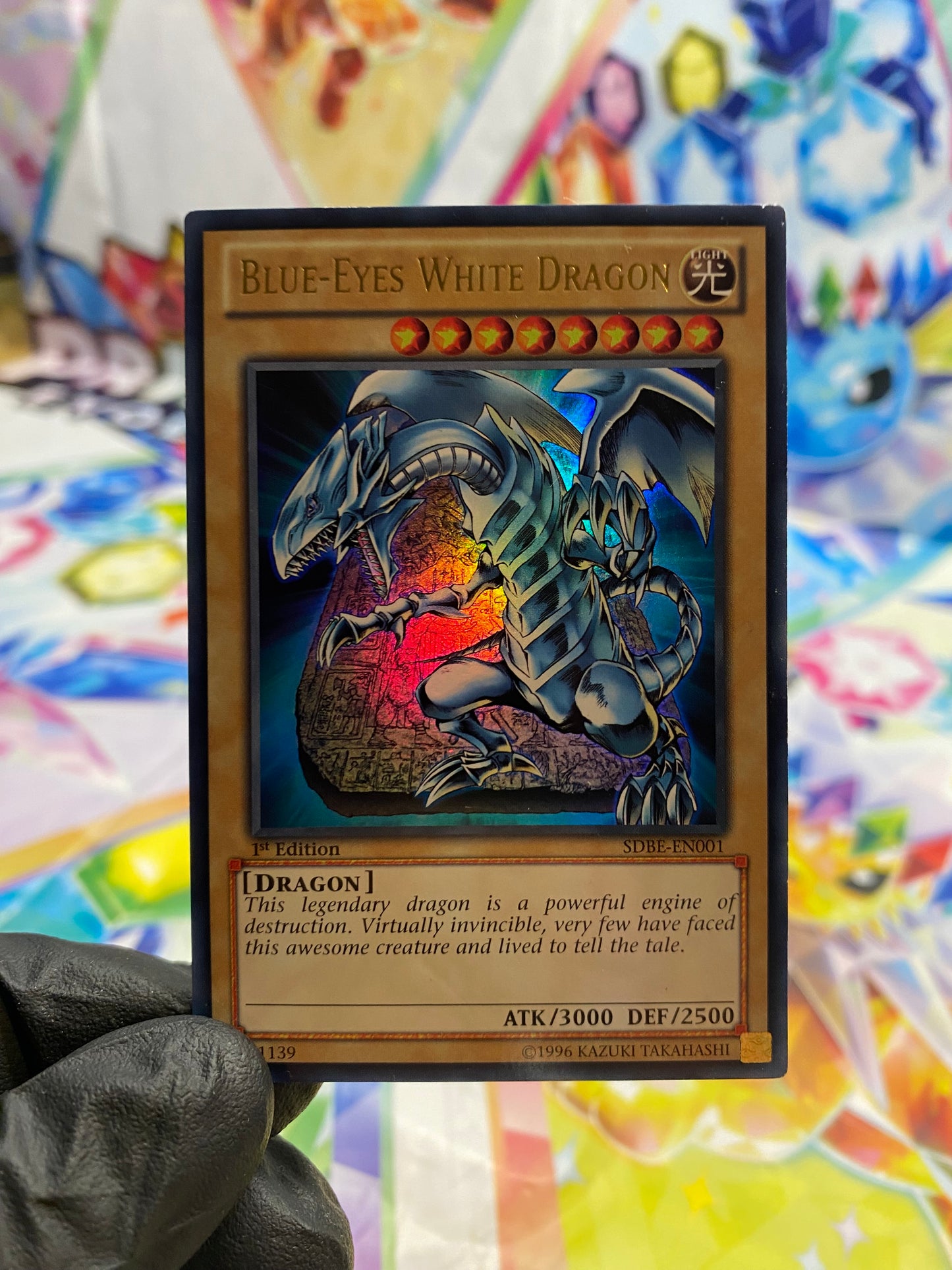 Yu-Gi-Oh! Blue-Eyes White Dragon (SDBE-EN001) 1st Edition - NM