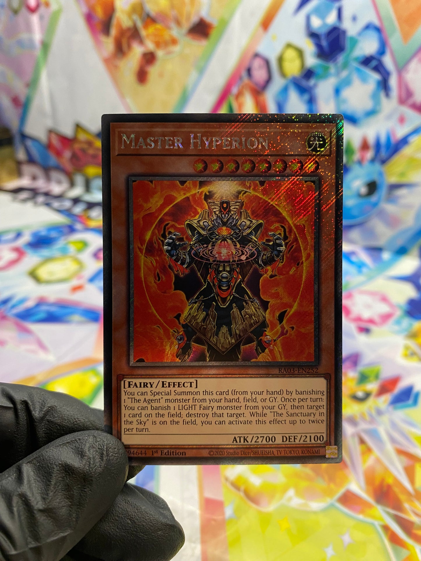 Yu-Gi-Oh! Master Hyperion (RA03-EN252) Platinum Secret Rare - NM/M