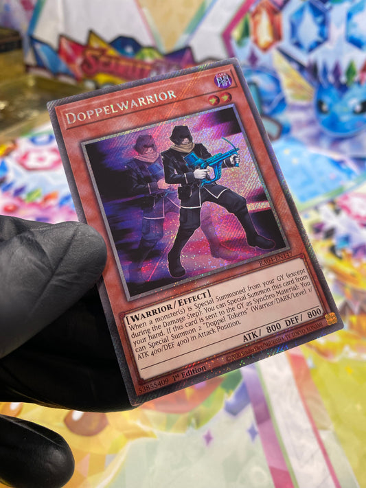 Yu-Gi-Oh! Doppelwarrior (RA04-EN147) Platinum Secret Rare - NM/M