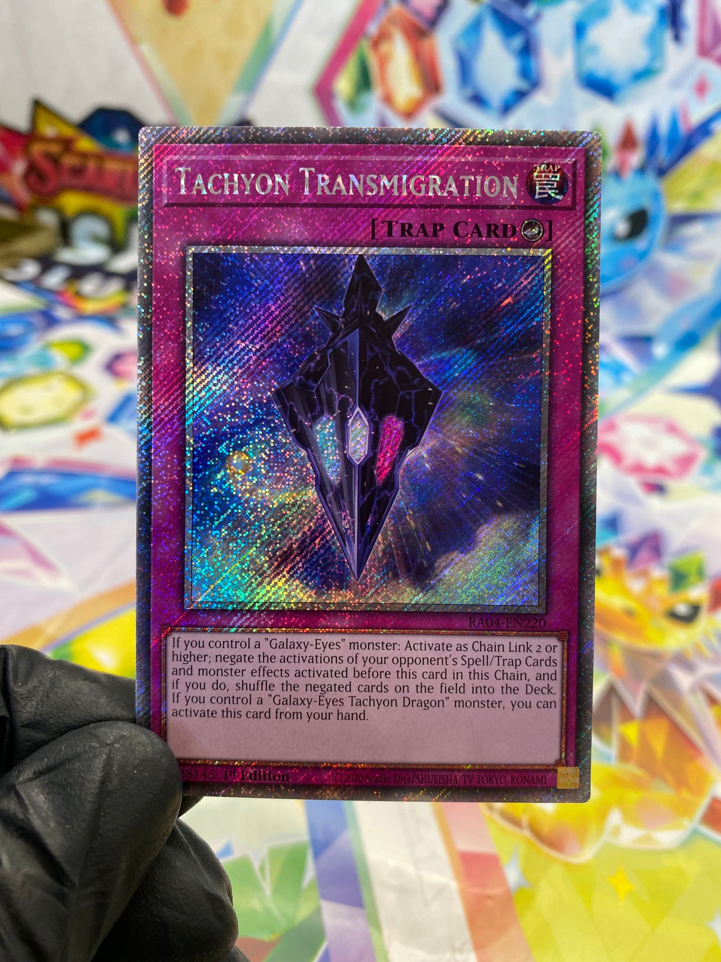 Yu-Gi-Oh! Tachyon Transmigration (RA04-EN220) Platinum Secret Rare - NM/M