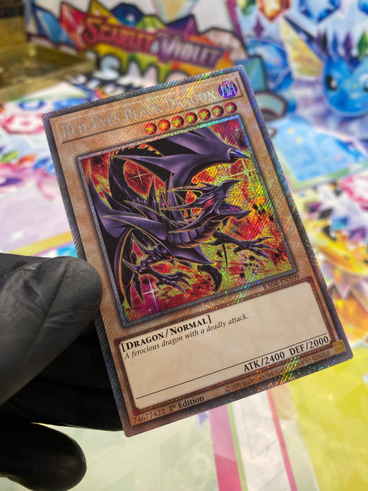 Yu-Gi-Oh! Red-Eyes Black Dragon (RA04-EN109) 8th Art Platinum Secret Rare - NM/M