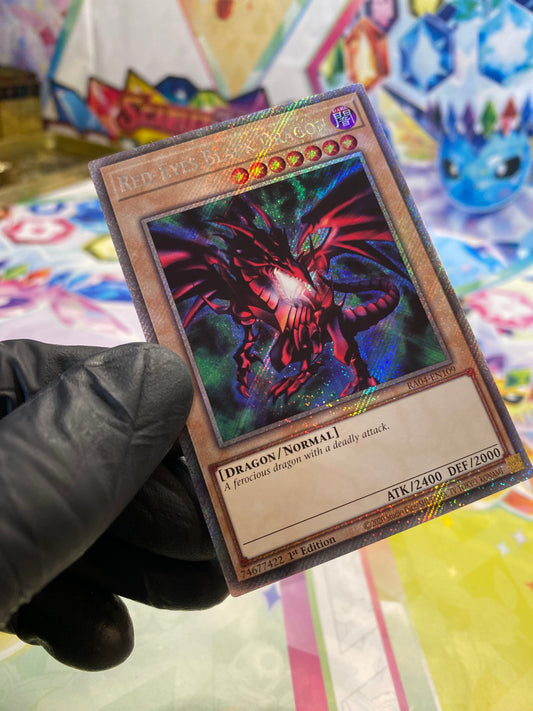 Yu-Gi-Oh! Red-Eyes Black Dragon (RA04-EN109) 4th Art Platinum Secret Rare - NM/M