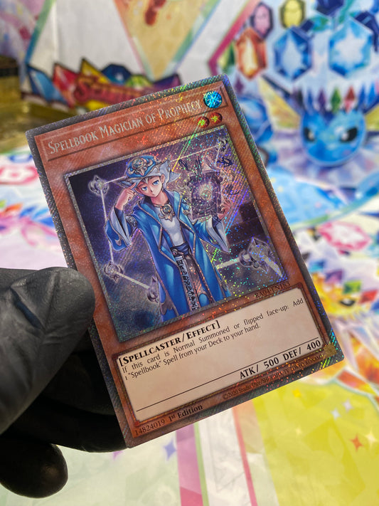 Yu-Gi-Oh! Spellbook Magician Of Prophecy (RA04-EN183) Platinum Secret Rare - NM/M