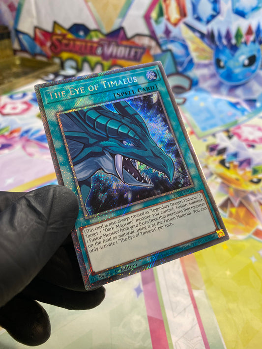 Yu-Gi-Oh! The Eye Of Timaeus (RA04-EN192) Platinum Secret Rare - NM/M