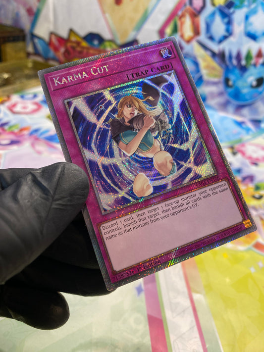 Yu-Gi-Oh! Karma Cut (RA04-EN128) Platinum Secret Rare - NM/M