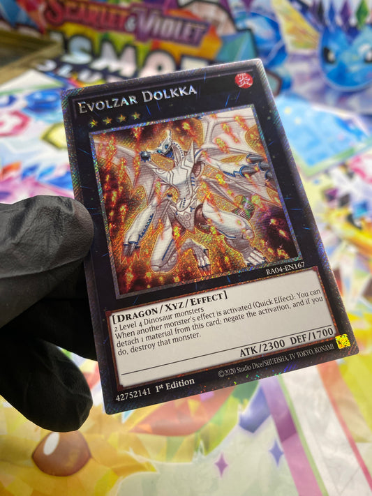 Yu-Gi-Oh! Evolzar Dolkka (RA04-EN167) Platinum Secret Rare - NM/M