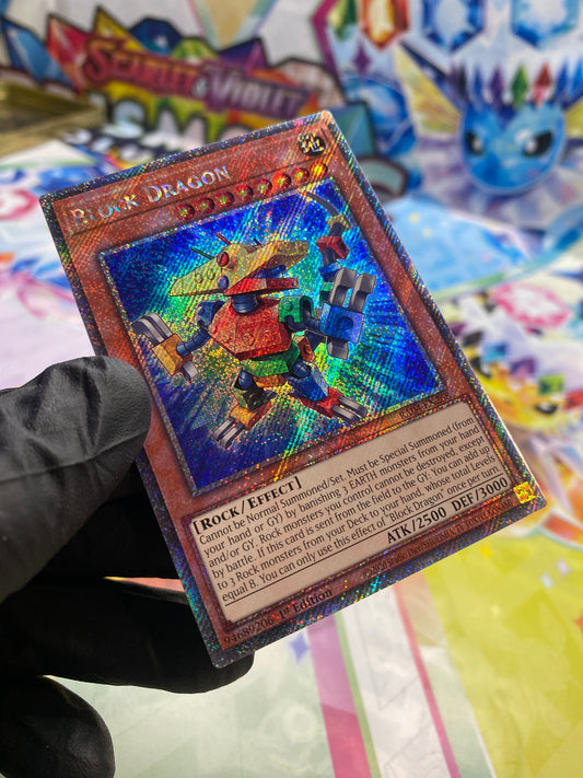 Yu-Gi-Oh! Block Dragon (RA04-EN268) Platinum Secret Rare - NM/M