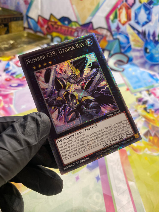 Yu-Gi-Oh! Number C39: Utopia Ray (RA04-EN174) Platinum Secret Rare - NM/M