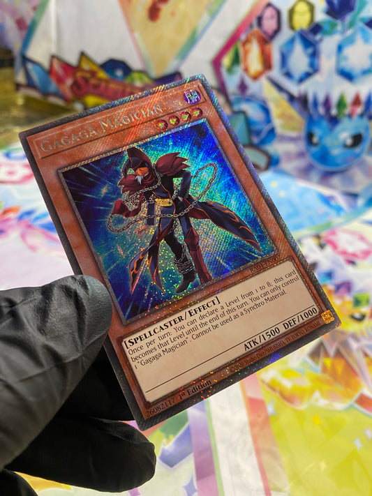 Yu-Gi-Oh! Gagaga Magician (RA04-EN007) Platinum Secret Rare - NM/M