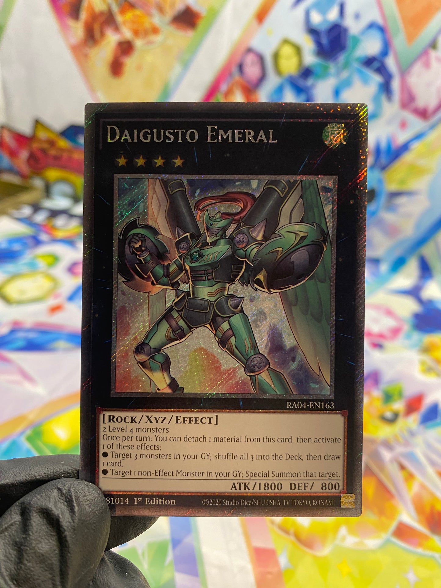 Yu-Gi-Oh! Daigusto Emeral (RA04-EN163) Platinum Secret Rare - NM/M