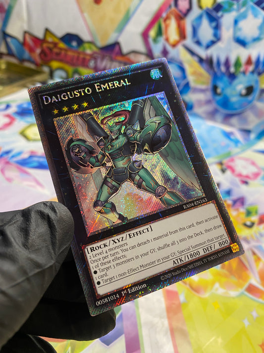 Yu-Gi-Oh! Daigusto Emeral (RA04-EN163) Platinum Secret Rare - NM/M