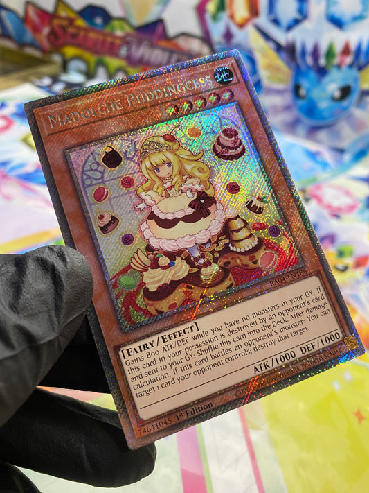 Yu-Gi-Oh! Madolche Puddingcess (RA04-EN186) Platinum Secret Rare - NM/M