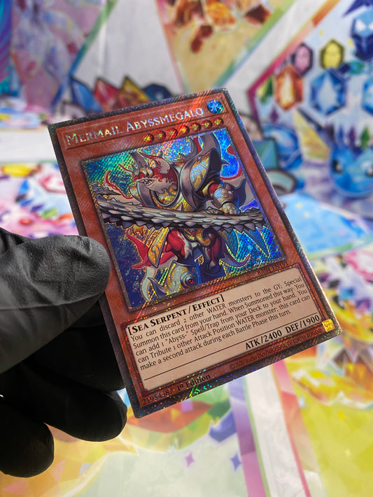 Yu-Gi-Oh! Mermail Abyssmegalo (RA04-EN191) Platinum Secret Rare - NM/M