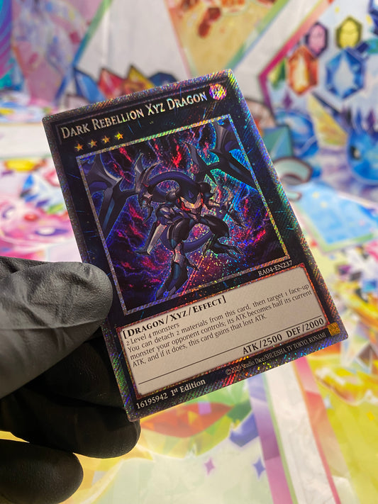 Yu-Gi-Oh! Dark Rebellion Xyz Dragon (RA04-EN237) Platinum Secret Rare - NM/M