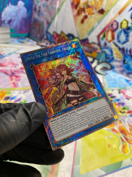 Yu-Gi-Oh! Hiita The Fire Charmer Ablaze (RA04-EN074) Platinum Secret Rare - NM/M