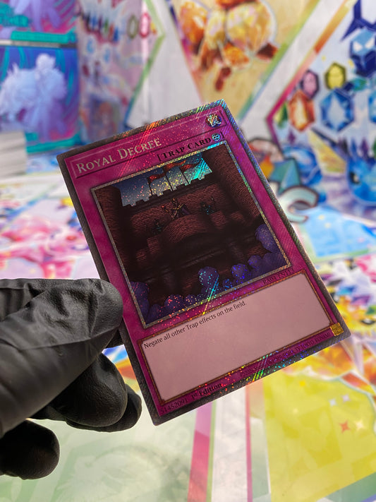 Yu-Gi-Oh! Royal Decree (RA04-EN113) Platinum Secret Rare - NM/M