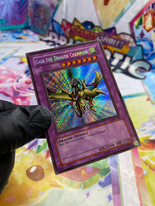 Yu-Gi-Oh! Gaia The Dragon Champion (LOB-E102) - GOOD