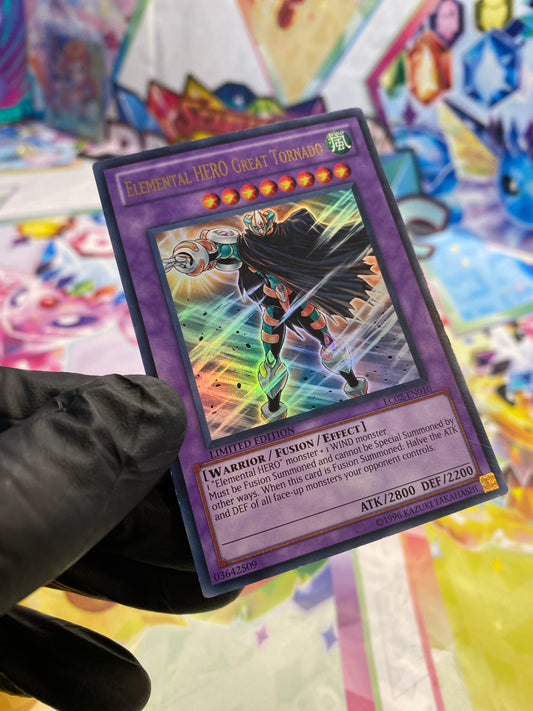 Yu-Gi-Oh! Elemental Hero Great Tornado (LC02-EN010) - GOOD