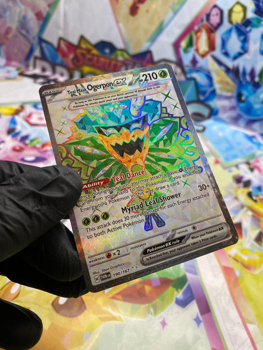 Pokémon Teal Mask Ogerpon Ex #190 (TWM) - NM/M