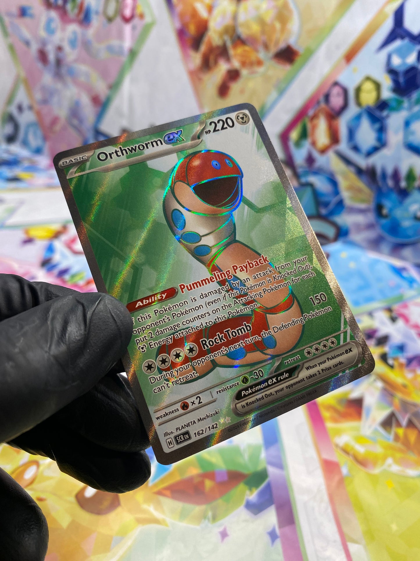 Pokémon Orthworm Ex #162 (SCR) - NM/M