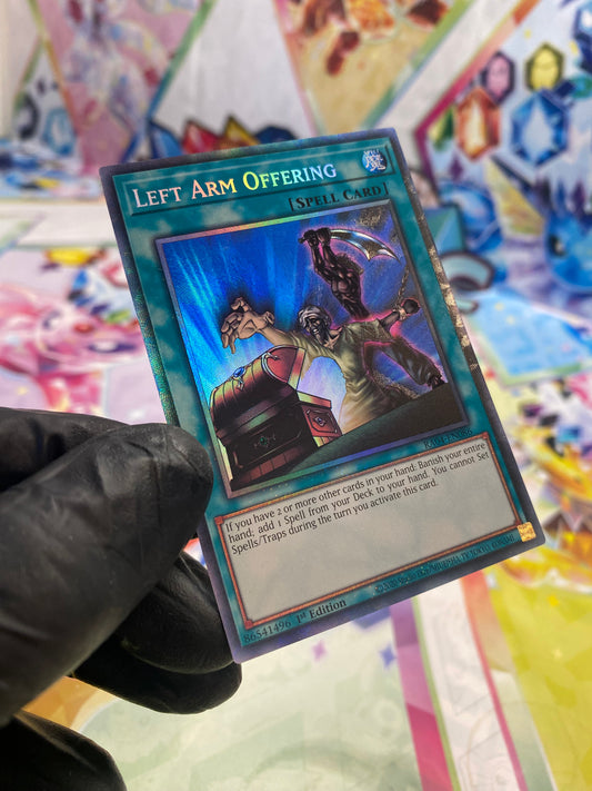 Yu-Gi-Oh! Left Arm Offering (RA04-EN086) Prismatic Collector's Rare - NM/M