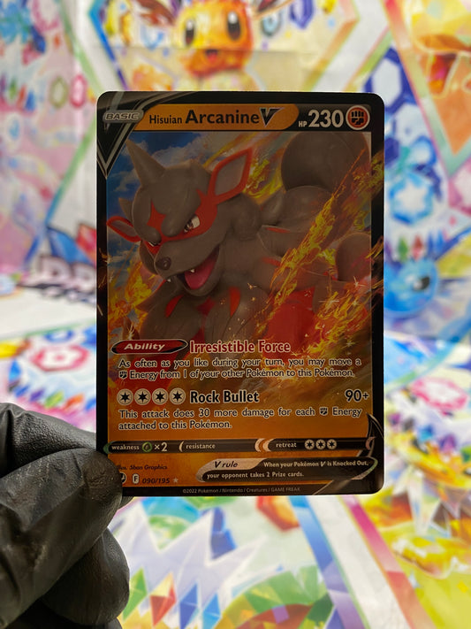 Pokémon Hisuian Arcanine V #090 - NM